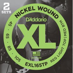 D'Addario EXL165TP,045 - 105 (Twin-Pack)